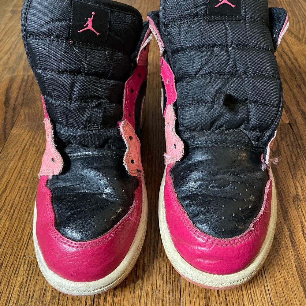 Jordan Kids Sneakers Black and Pink